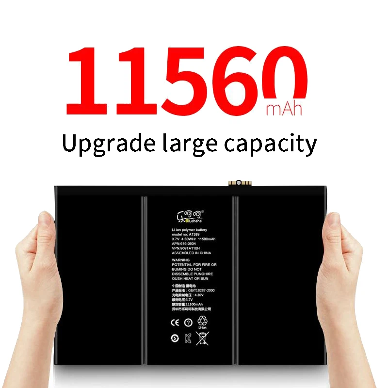 

LEHEHE Battery for iPad 2 3 4 5 6 IpadAir2 High Capacity Zero Cycle with Free dismantling tools