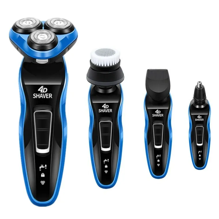 

Da shuo DS-7701 New Style Electric Shaver 4D Three Head Floating Washing Shaver Multi-functional Beard Knife