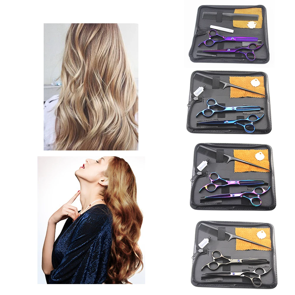 

Professional Hairdressing Scissors Set Exquisite Hair Cutting Scissors Thinning Scissors Haircut Kit Barbershop Home Tool