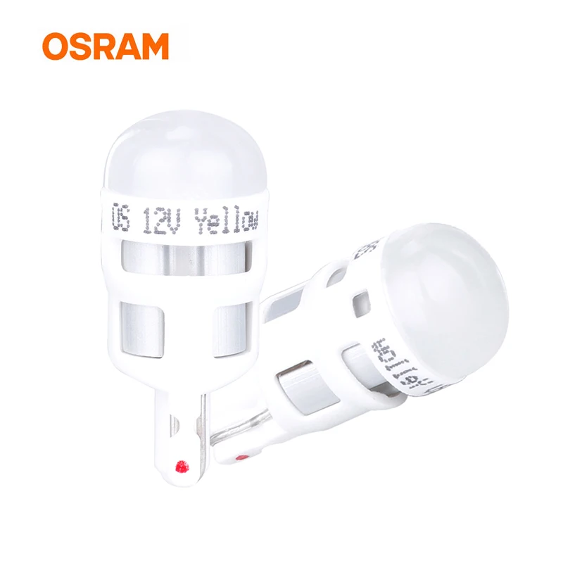 

OSRAM W5W LED Lamps T10 LEDriving Car LED bulbs interior Lights Car Light Source Parking 12V 1W 2880R W2.1X9.5D W5W Red 1 Pair