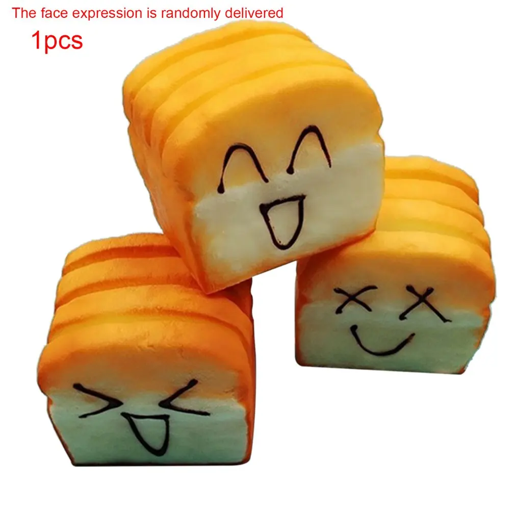 Kawaii хлеб для тостов форма ароматизированные милые медленно поднимающиеся мягкие для сжатия забавная декомпрессия детская игрушка телефон ремни снятие стресса игрушки