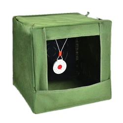 Target Box Practice Competitive Game Bulls Eye wear-Resistant Anti-Slingshot Target Box Bow Collection Box Slingshot Silencer