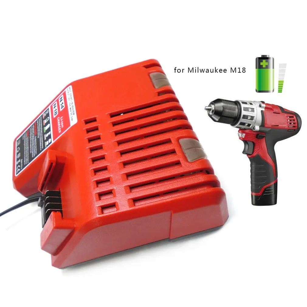 Сменное зарядное устройство для Milwaukee M18B4 M12-18C 48-11-1850 48-11-1852 48-11-1840 14,4 V-18 V литий-ионный аккумулятор