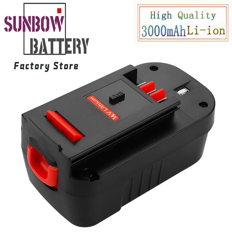 3000mAh 14V Li-ion Rechargeable Battery Replacement for BLACK &amp DECKER LB20 LBX20 LBXR20 Power Tools | Электроника