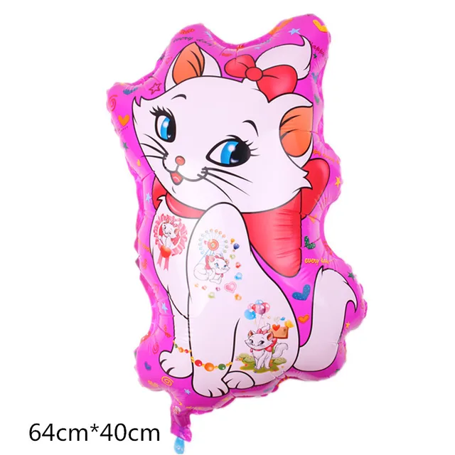 Marie Cat Theme Birthday Decoration Paper Plate Cup Tablecloth 