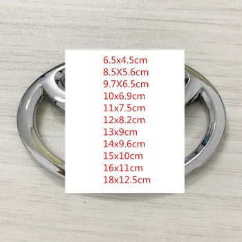 

1pcs car Steering Wheel Sticker Front Bonnet Grill rear Trunk Badge Emblem Sticker styling ABS chrome carbon