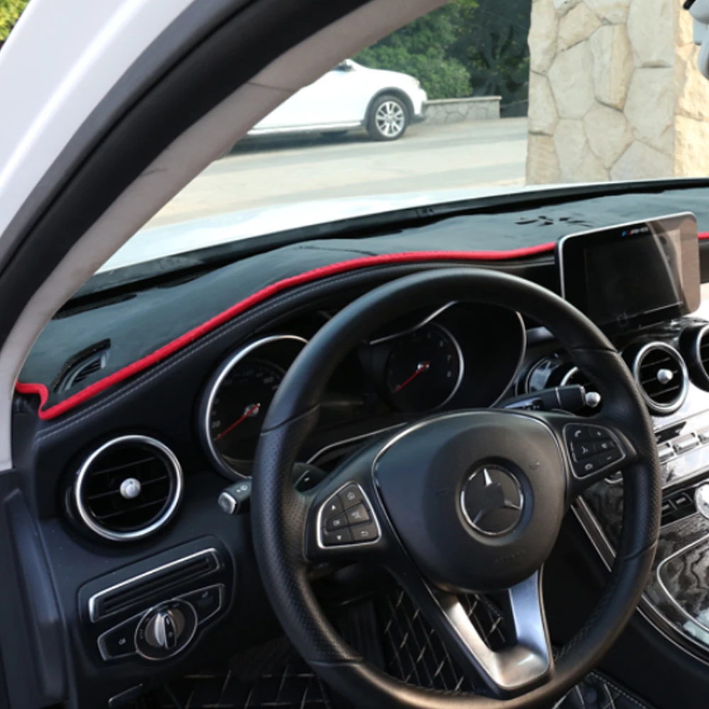 Carманго для Mercedes Benz C Class W205 GLC- Авто приборная панель крышка Солнцезащитный козырек коврик подушка чехол интерьерные аксессуары