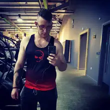 Мышцы брат Спортивный жилет Для мужчин для тренировки эластичные быстросохнущие круглый вырез горловины с Фитнес жилет