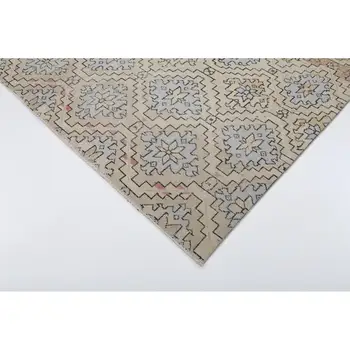 

180x285 Cm Beige Handmade Bohemian Rug-6x9 Ft