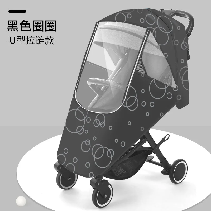 Baby Universal Waterproof Winter addensare parapioggia Wind Dust Shield impermeabile completo per accessori per passeggini passeggini