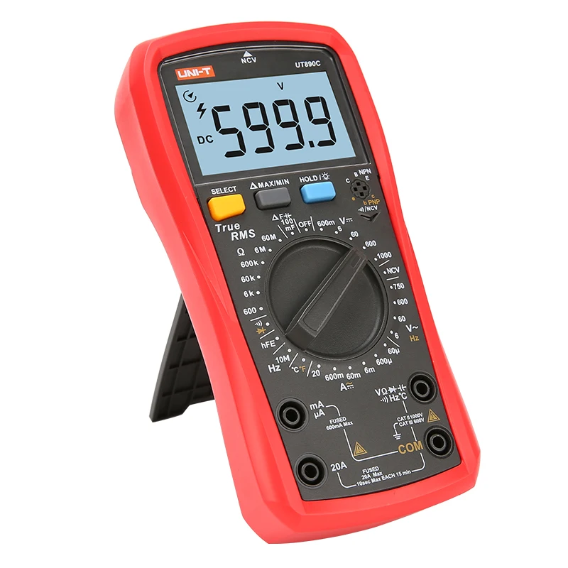 Цифровой мультиметр Φ UT890C/UT890D + измерение True RMS/измерение большой емкости 100