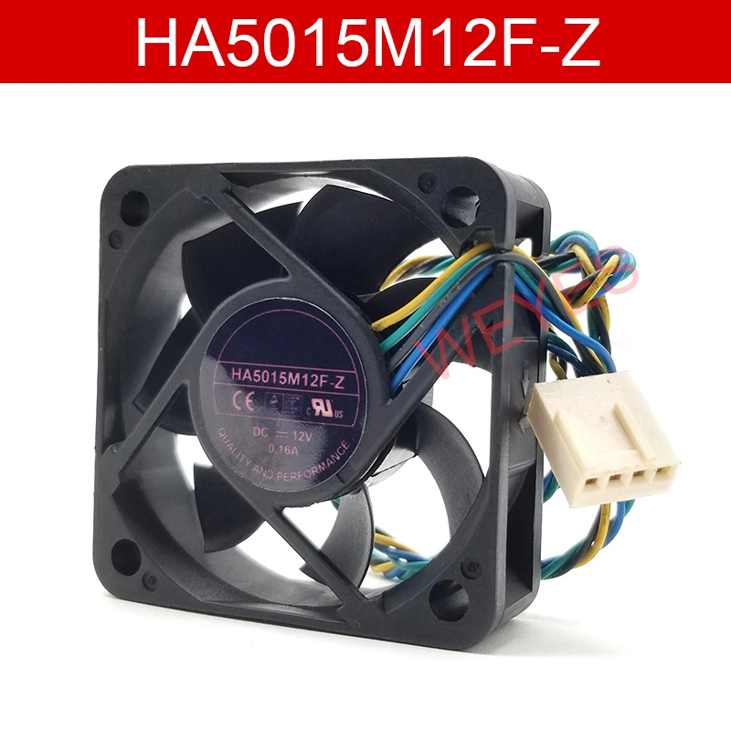 Новый бренд для HA5015M12F-Z DC 12V 0.16A 50x50x15 мм 4-провод Сервер вентилятор охлаждения |
