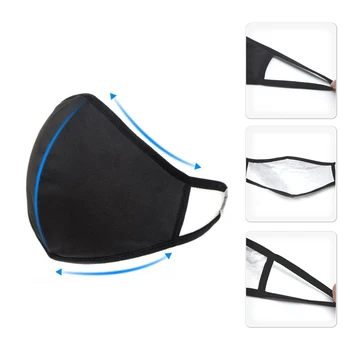 

3 Pcs Cotton ComfortableBreathable Outdoor Sports Unisex Mask Cold Proof, Dust Proof, Haze Proof, Washing and Deformation Resist