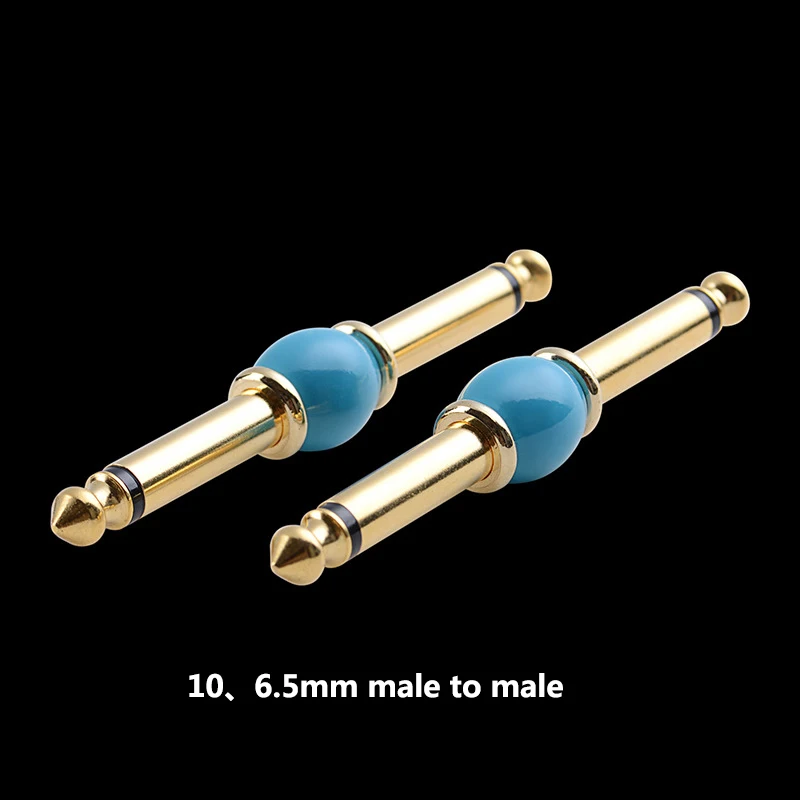 1pcs Gold RCA adapters Audio plug connector RCA male female to 3.5mm 6.35mm mono stereo male female connector