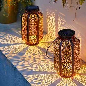 Outdoor Iron Lantern Decoration