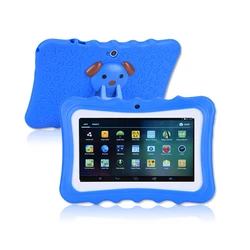 Tablette Q7 avec écran Hd de 7 pouces, 1 + 8g, Quad Core, Android 4.4, Wifi, Bluetooth, lecteur, haut parleur, Puzzle, apprentissage pour enfants 