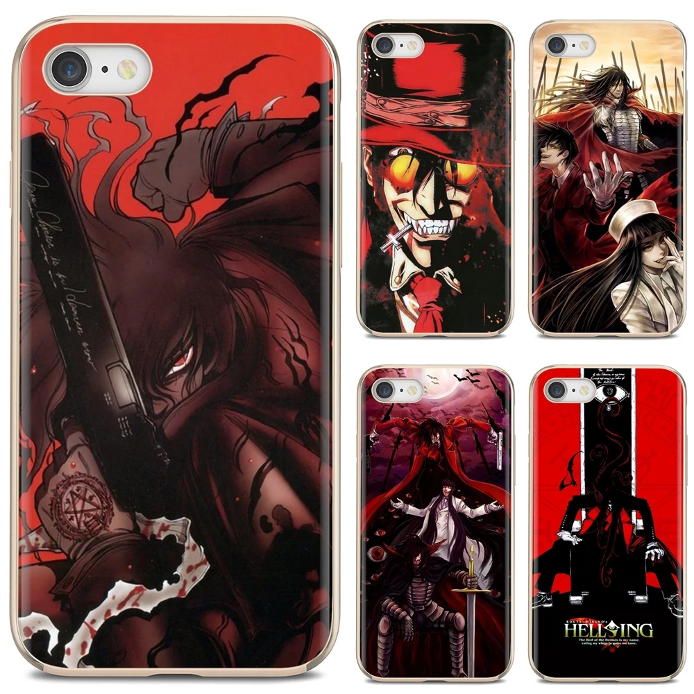 Бесплатный силиконовый чехол для телефона Alucard Hellsing anime Huawei Y6 Y5 2019 Xiaomi Redmi Note 4 5 6 7 8