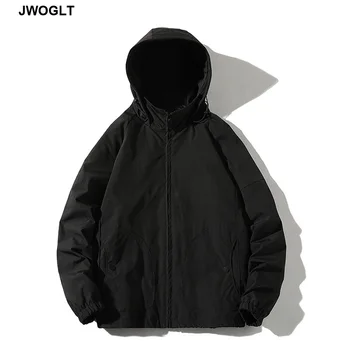 

Autumn Fashion Men Clothing Black Zipper Jackets Casual Streetwear Harajuku Hooded Bomber Jacket Coats 4XL 5XL Outerwear