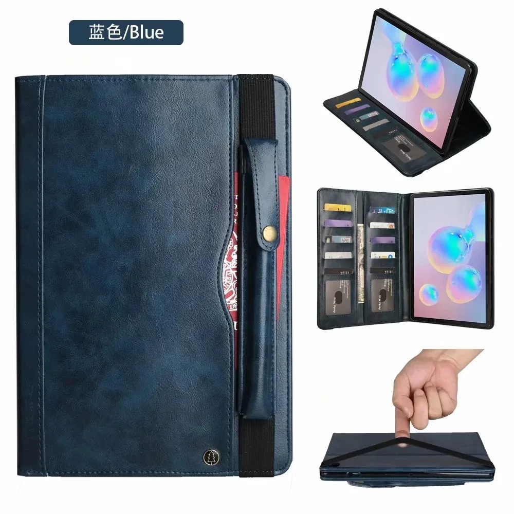 Чехол для Samsung Galaxy Tab S6 10,5 SM-T860 SM-T865 10,5 дюймов Чехол Funda планшет Защитная подставка оболочка+ стилус+ пленка