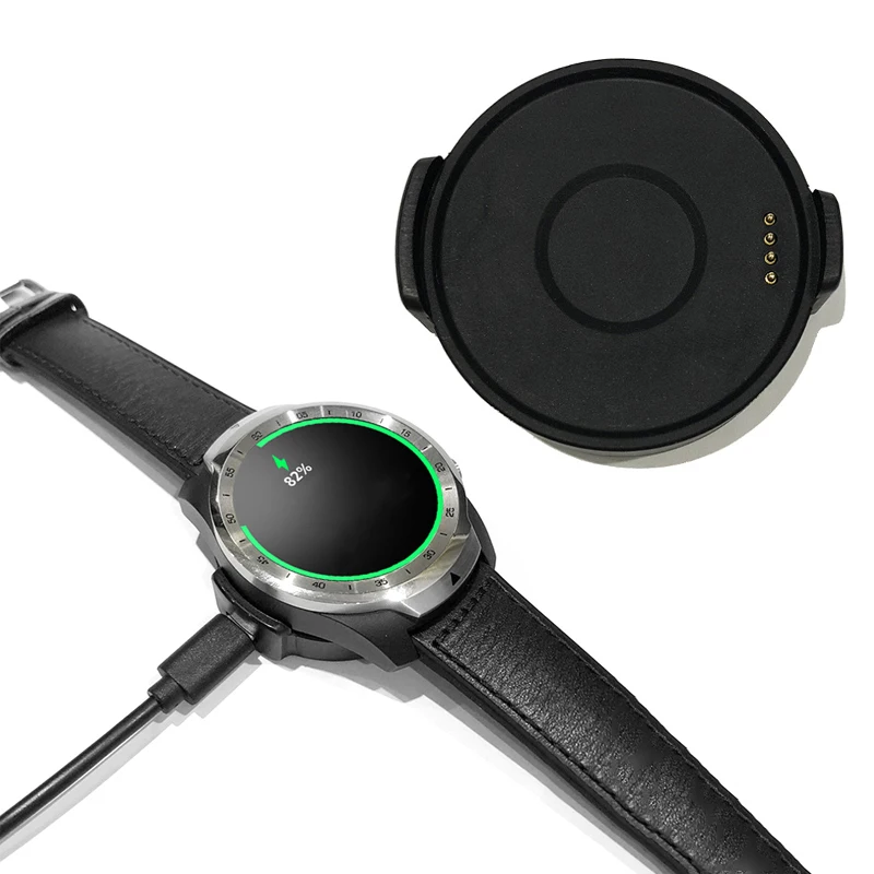 Для TicWatch Pro usb зарядная док-станция Подставка с зарядным устройством Bluetooth зарядное устройство для умных часов 1 м кабель Сильный магнитный всасывающий дизайн аксессуары