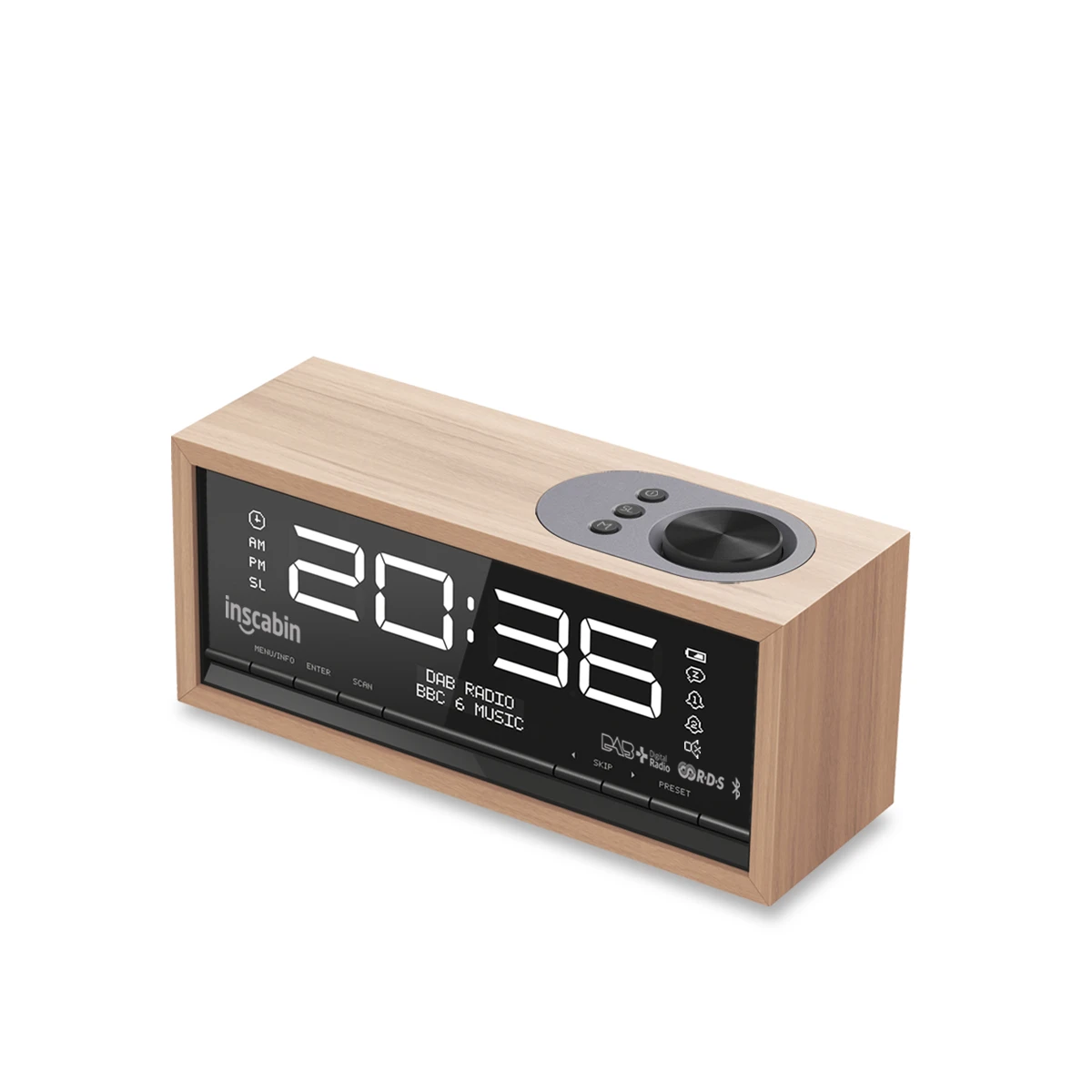 Inscabin C1 Dab Dab Fm Digitale Radio Wecker Mit Grossen Bildschirm Bluetooth Sound Schone Design Fur Schlafzimmer Kuche Buro Radio Aliexpress