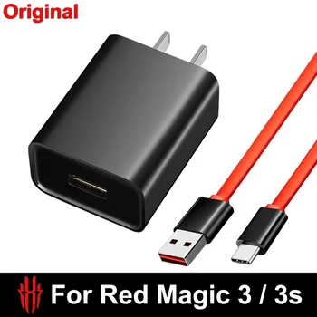 

For Nubia Red Magic 3 NX629J USB Dual Type-C 27W PD3.0 Fast Charging Charger Cable USB-C Cable PD Quick Charging Red Magic 3S