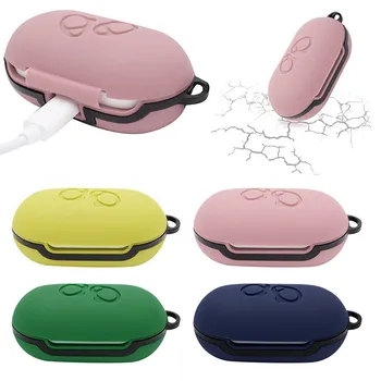 

for Samsung Galaxy Buds Silicone Case Cover Earphone Pouch Dust-proof antibreake Protective Cases solid Accessories