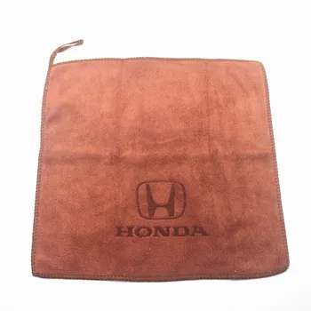

30*30CM Car Wash Microfiber Towel Car Cleaning For Mugen Power Honda Civic Accord CRV Hrv Jazz Car Styling