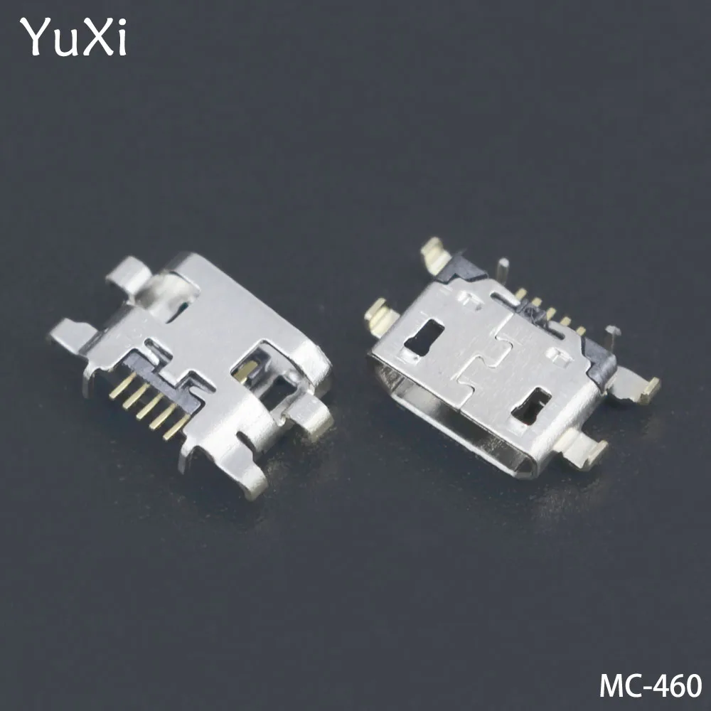 YuXi 10 шт./лот Micro mini USB разъем для зарядки док станция Lenovo Vibe A7020 K52t38 K52e78 K5 Note