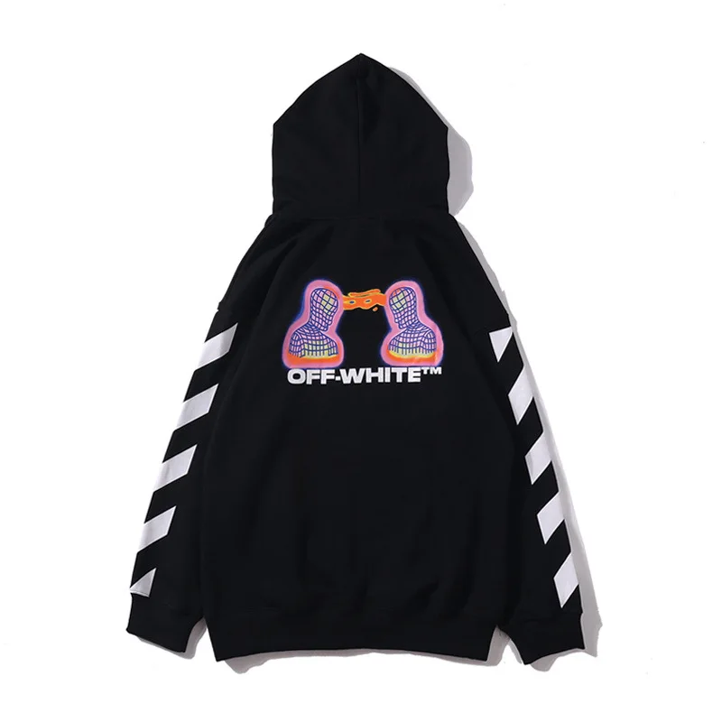 Off-White 4D портрет температуры зондирования Толстовка