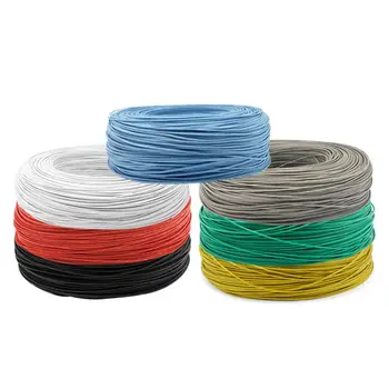 

3roll 300m Silicone Wire 22AWG 0.3 sq.mm Heat-resistant Tinned Copper Silicone Cable For Sensors Monther Board LED Light Speaker