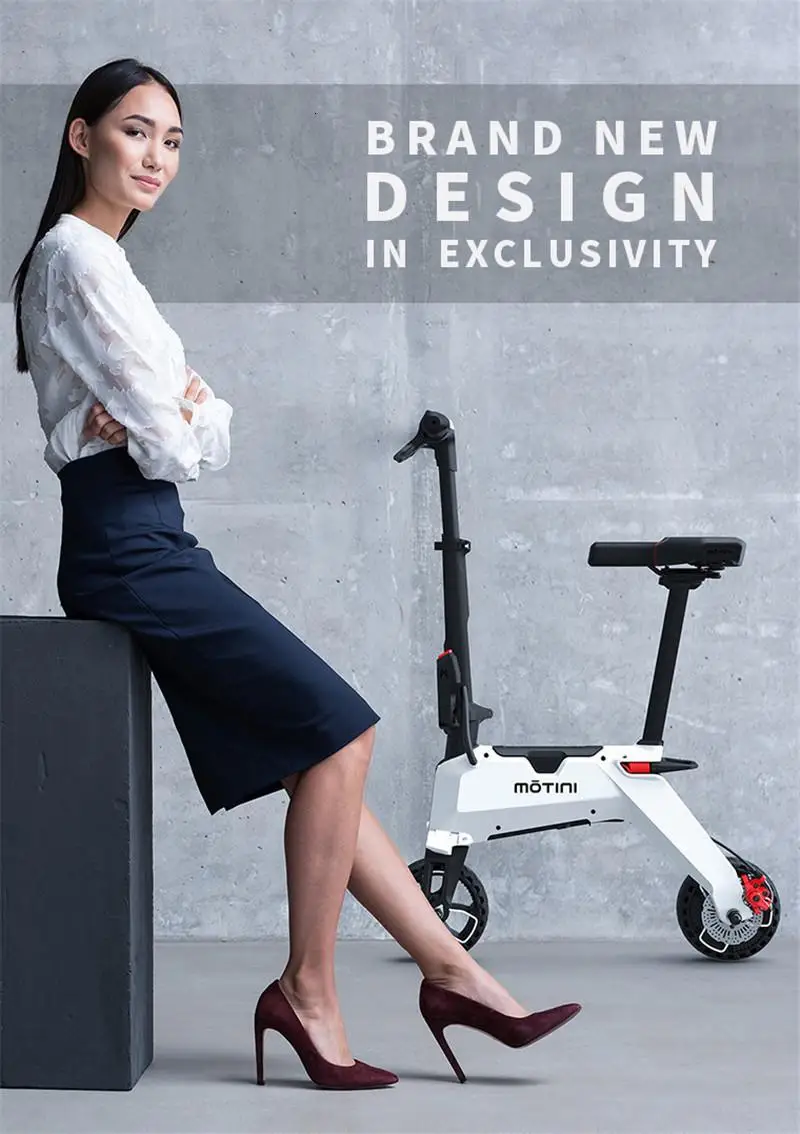 New 7 Inch Folding Electric Bike 2 Wheels Electric Scooters 37V 350W Lightest Mini Adult Electric Scooter With Two Batteries (21)