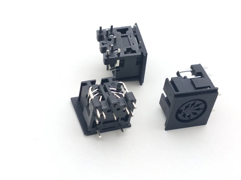 50 шт. 5 Pin 6PIN 7PIN 8PIN DIN PCB розетки аудио адаптер