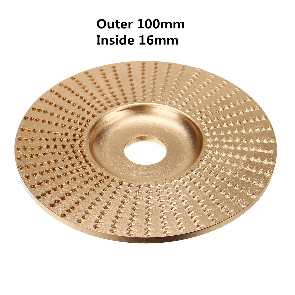 Wood Grinding Wheel angle grinder disc wood carving disc Sanding Abrasive tool 75/85/100mm Silver/gold - Цвет: Type 4