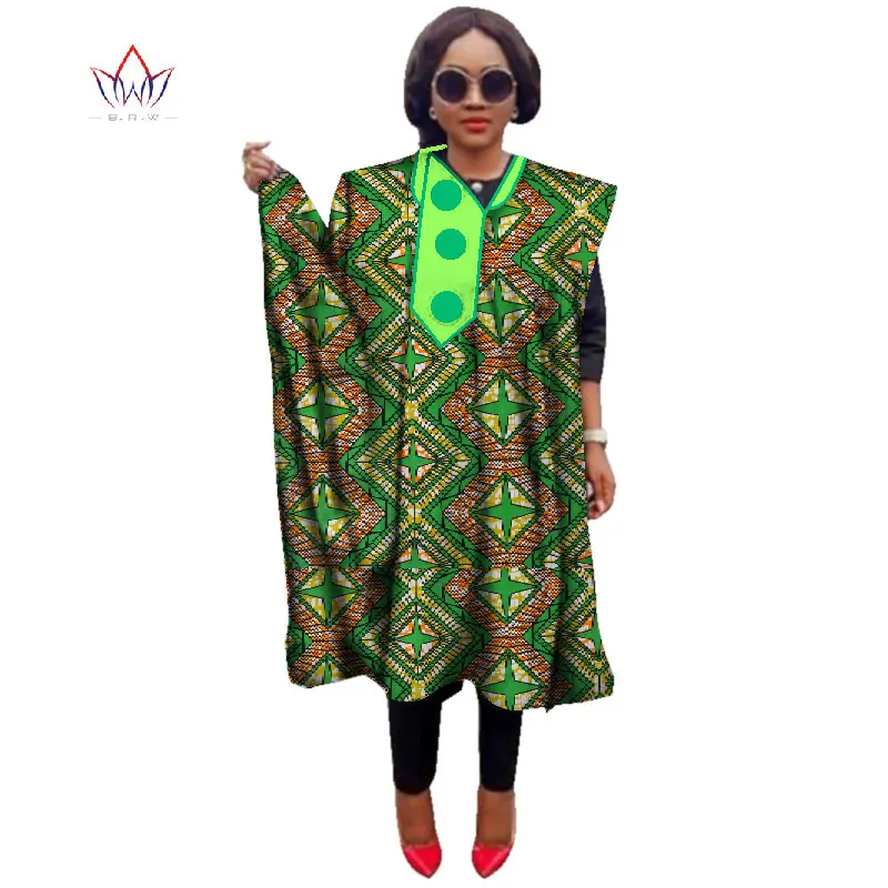 Африканская традиционная одежда для женщин футболки модные женские топы Дашики африканская одежда с принтом халат платье размера плюс 6XL WY1193 - Цвет: 18