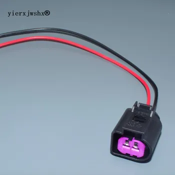 

yierxjwshx 2 Pin 1J0973772 Female Waterproof Engine Speaker Housing Auto Generator Plug Socket For VW Magotan Sagitar CC