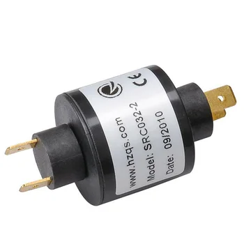 

free shipping 1pcs New Pin Connection Through Bore Electric Slip Ring 240V DC/AC SRC032-2 for Production line