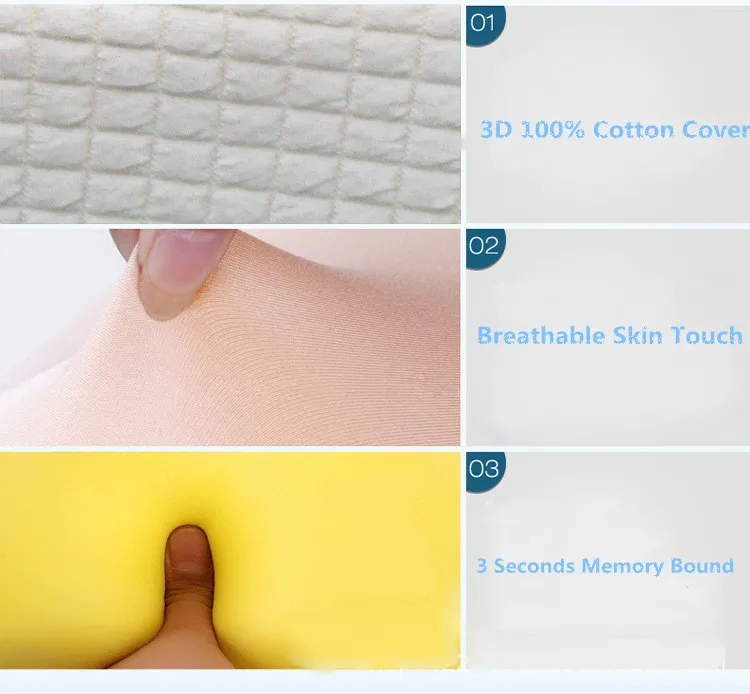 Ортопедическая латексная магнитная подушка для шеи 50*30 см белого цвета, медленный отскок, подушка из пены с эффектом памяти, шейный уход за здоровьем, обезболивание