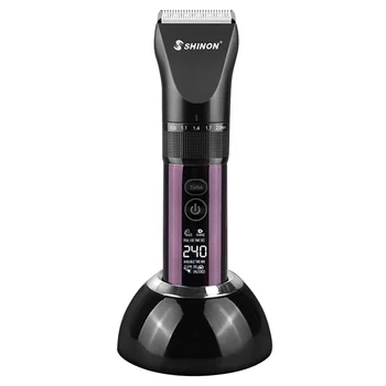 

Professional Rechargeable Liquid Crystal Hair Clipper Electric Cutter Hair Cutting Machine Barber Tool Cordless Haircut Adjustab