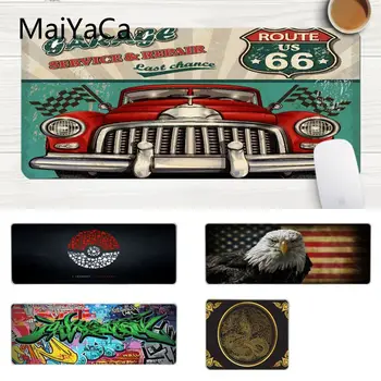 

MaiYaCa Cool New Graffiti Antique Car Naruto Silicone Pad to Mouse Game Laptop Gaming Lockedge Mice Mousepad