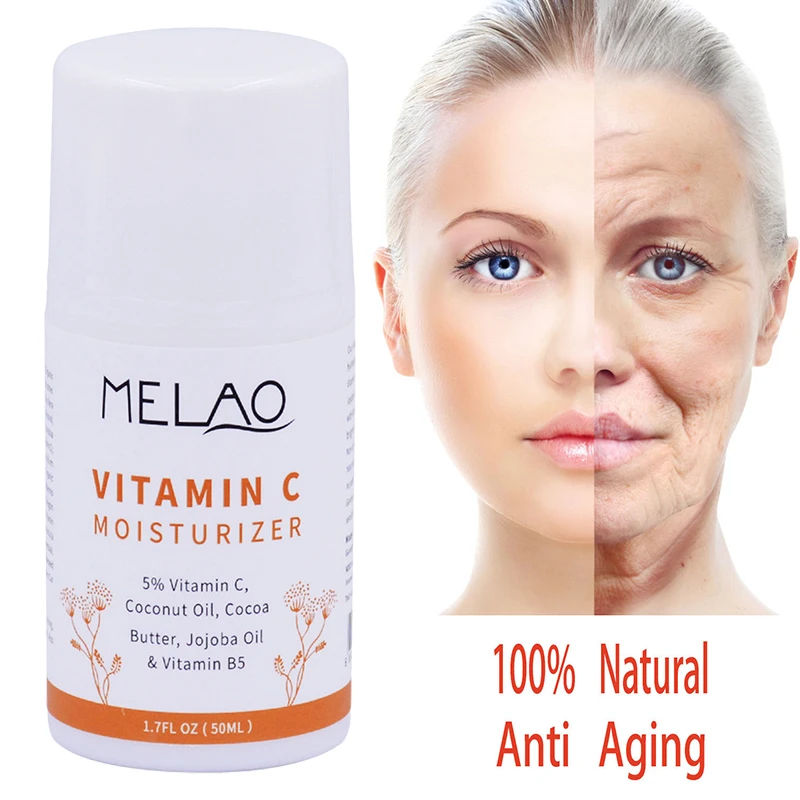 

MELAO VC Whitening Repair Cream-Vitamin C E Hyaluronic Acid Aloe Extract Retinol Moisturizing Whitening Anti-wrinkle Cream TSLM2