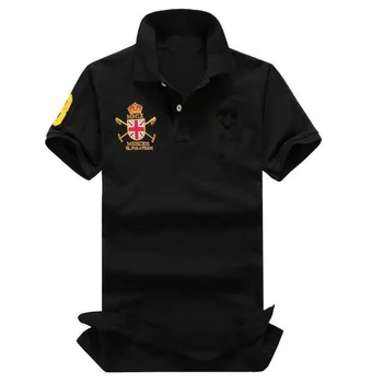 

high quality hombre big pony polo shirt top Men Short sleeve Casual horse Shirt camisa embroidered polo homme masculine Short