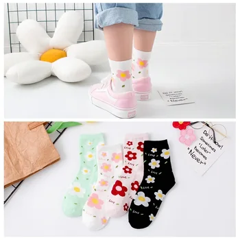 

5 Pairs/ Women Socks Spring Socks Female Boat Socks Ladies Shallow Mouth Invisible Non Slip Socks Cotton Sock
