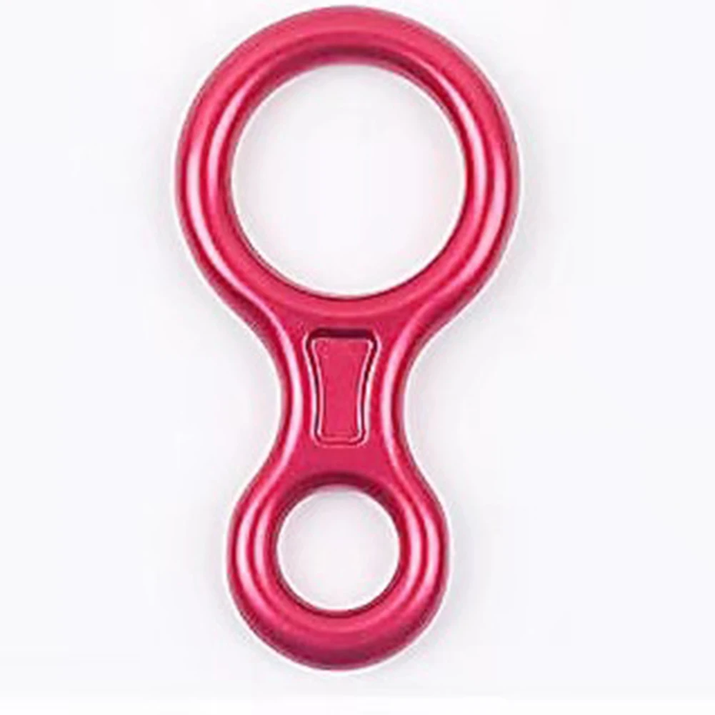 

Accessories Rock Climbing Random Magnalium Pull Force Outdoor Descender Safe Slow Descent Device 8 Ring Escape Rope