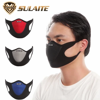 

Pro Protective SULAITE Men Women Outdoor Mask Bicycle Bike Riding Dustproof and Anti-smog Face Protector