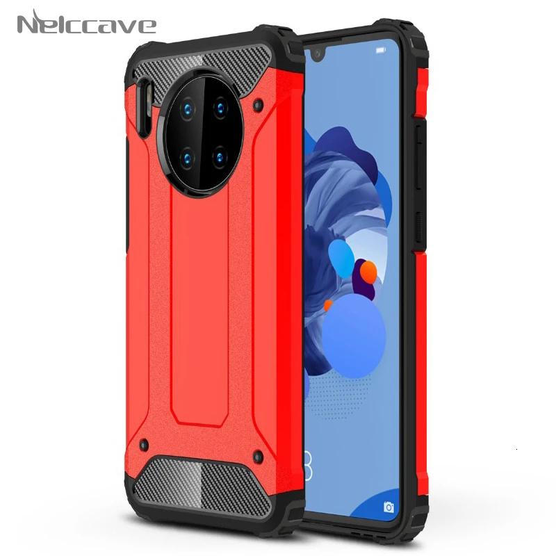 100 шт Бронированный чехол s для huawei mate 30 Pro mate 20 Lite 20X mate 10 9 Lite 8 противоударный чехол-гибрид для телефона двухслойный чехол