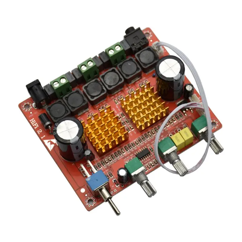 TPA3116D2 2,1 CH класса D 100 Вт+ 50 Вт+ 50 Вт HIFI цифровой сабвуфер усилитель плата