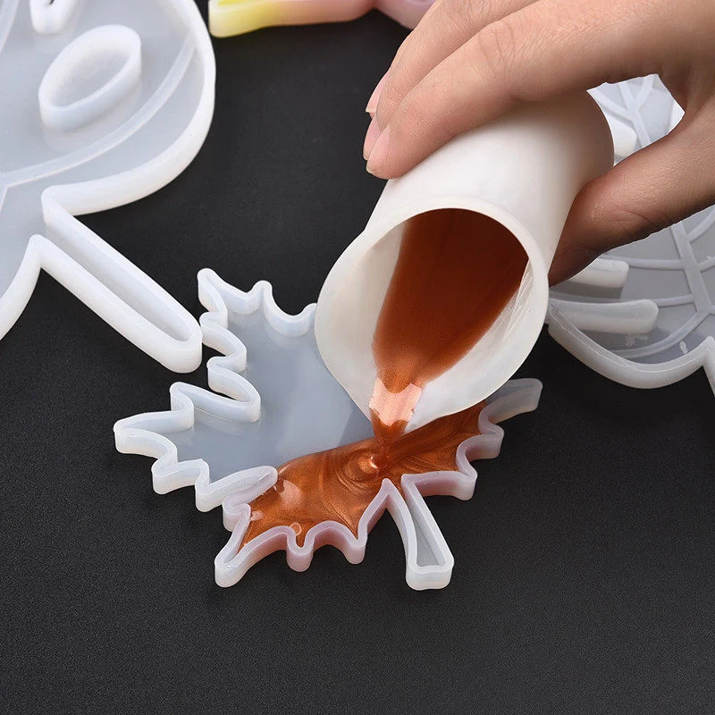 Силиконовая форма в форме листьев DIY для мороженого Жевательная паста