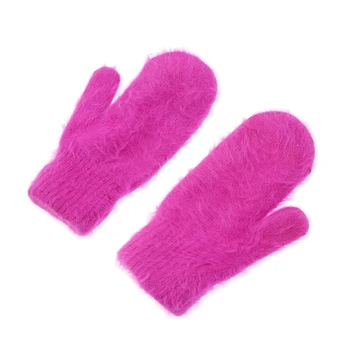 

cute rabbit wool gloves female winter mittens factory outlet fur gloves fingerless gloves winter gloves women girls mittens