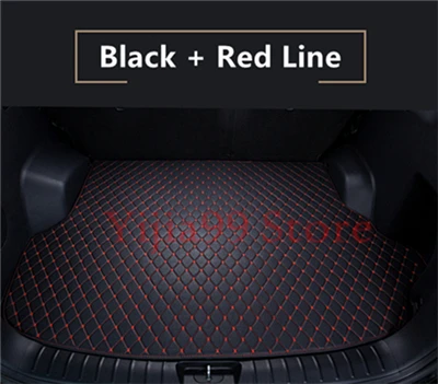 

Black red stitching Car Rear Trunk Mat For Haval H6 h6 2017 2018 2019 Car Cargo Tray Boot Liner Carpet Custom Fit